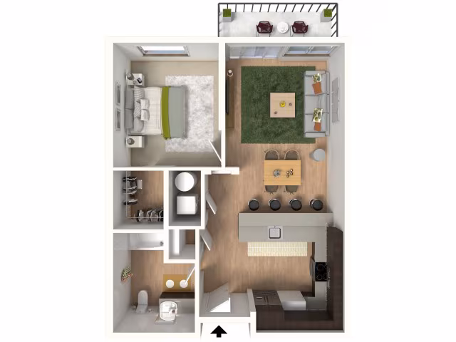 Unit 407 507 floor plan